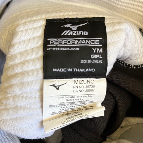 Mizuno Girls Softball/Baseball Pants Size YM Black - Picture 2 of 3
